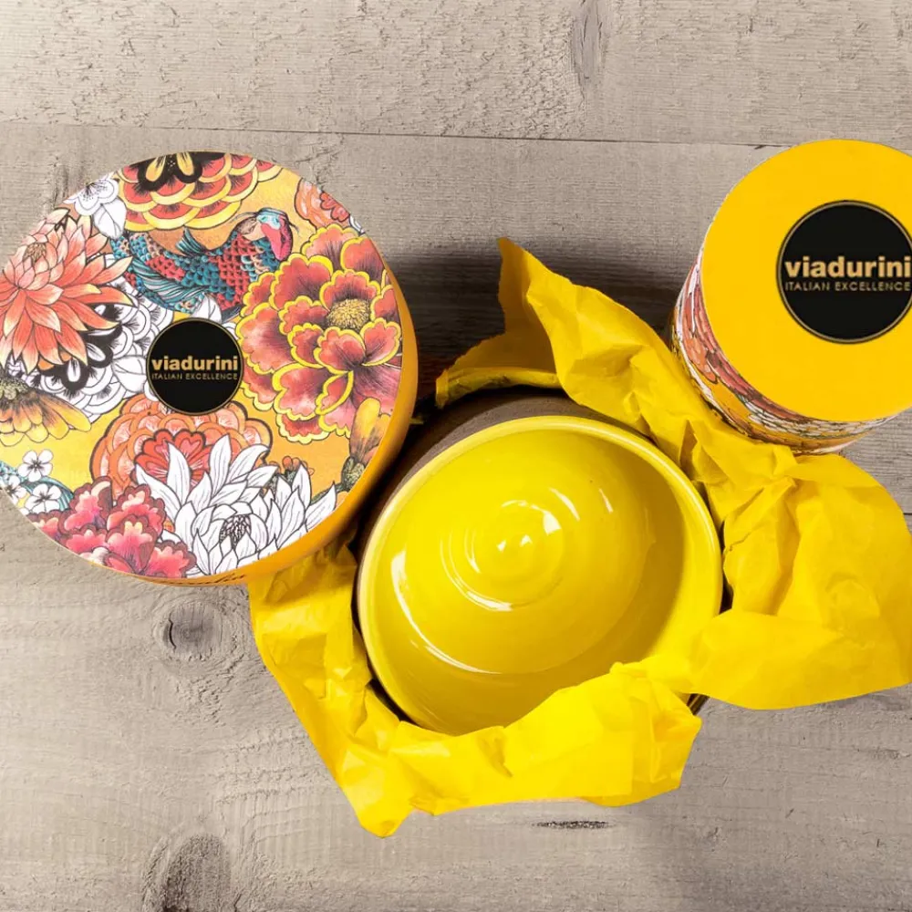 Viadurini Bathroom Badzubehör-Badezimmerzubehör aus glasiertem Ton, handgefertigt in Italien - Antonella