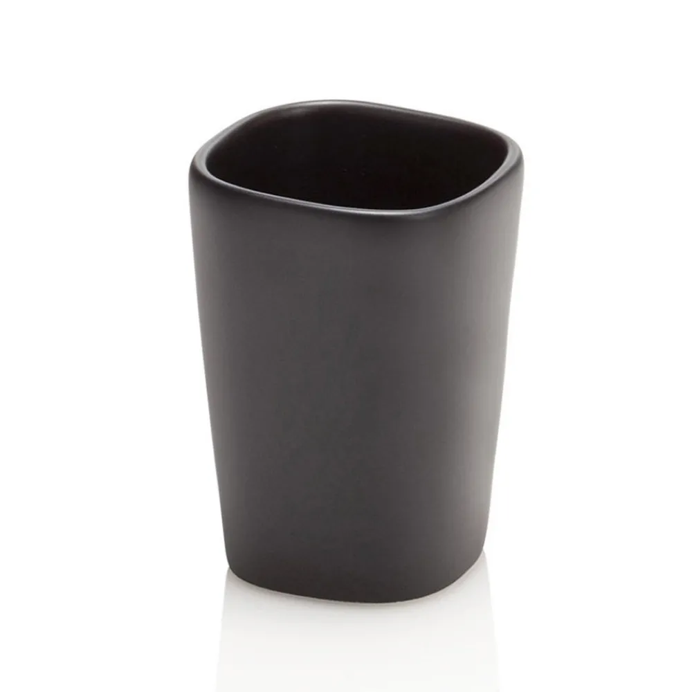 Viadurini Bathroom Badzubehör-Badezimmerzubehör aus Keramik und Nussbaumholz - Costare