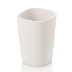 Viadurini Bathroom Badzubehör-Badezimmerzubehör aus Keramik und Nussbaumholz - Costare