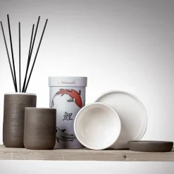 Viadurini Bathroom Badzubehör-Badezimmerzubehör aus Ton mit weißer Innenausstattung Made in Italy - Antonella