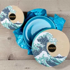 Viadurini Bathroom Badzubehör-Badezimmerzubehör Zusammensetzung aus feuerfestem Ton Made in Italy - Antonella