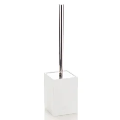 Viadurini Bathroom Badzubehör-Badezimmerzubehör Zusammensetzung aus Polyresin mit verchromten Einsätzen - Freccia