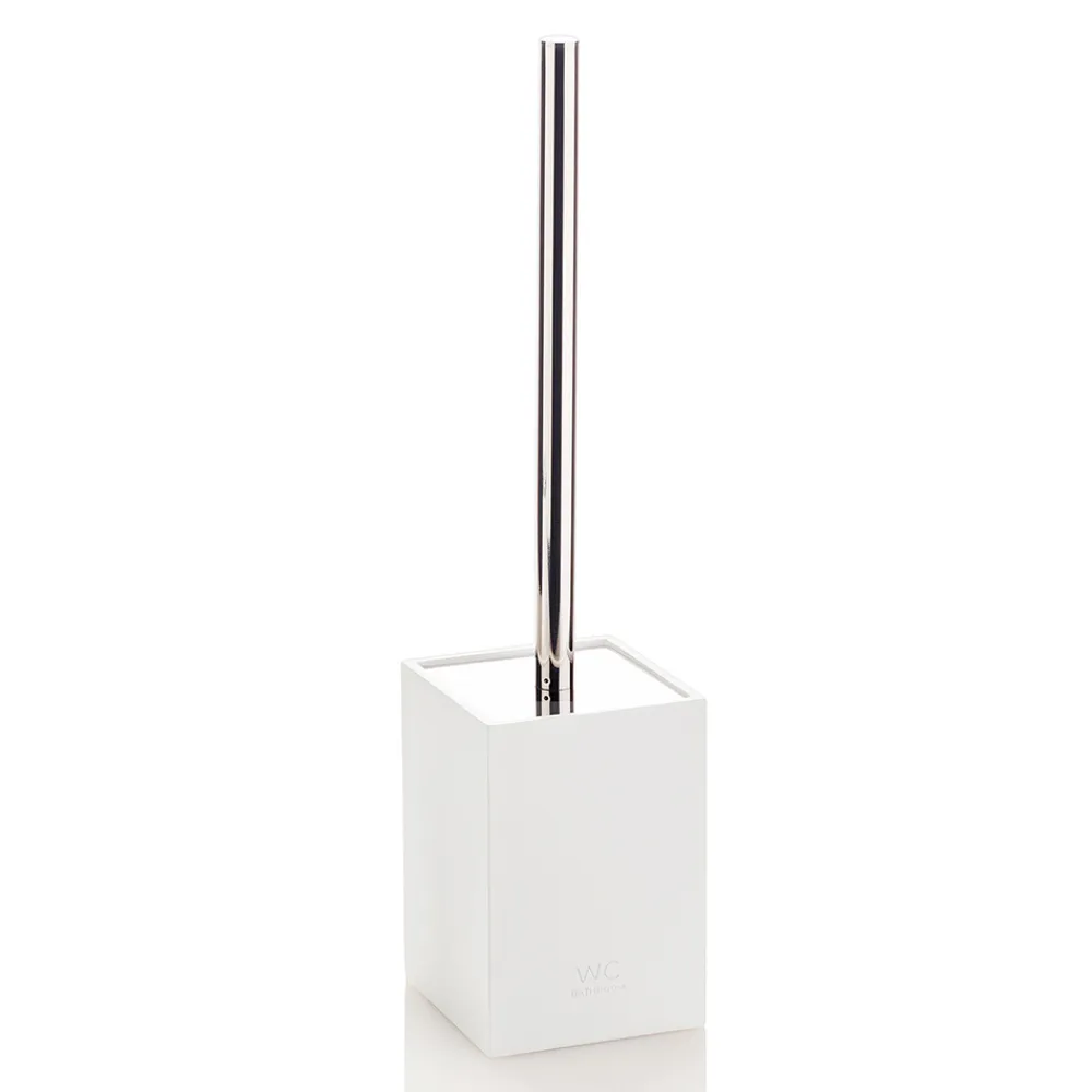 Viadurini Bathroom Badzubehör-Badezimmerzubehör Zusammensetzung aus Polyresin mit verchromten Einsätzen - Freccia