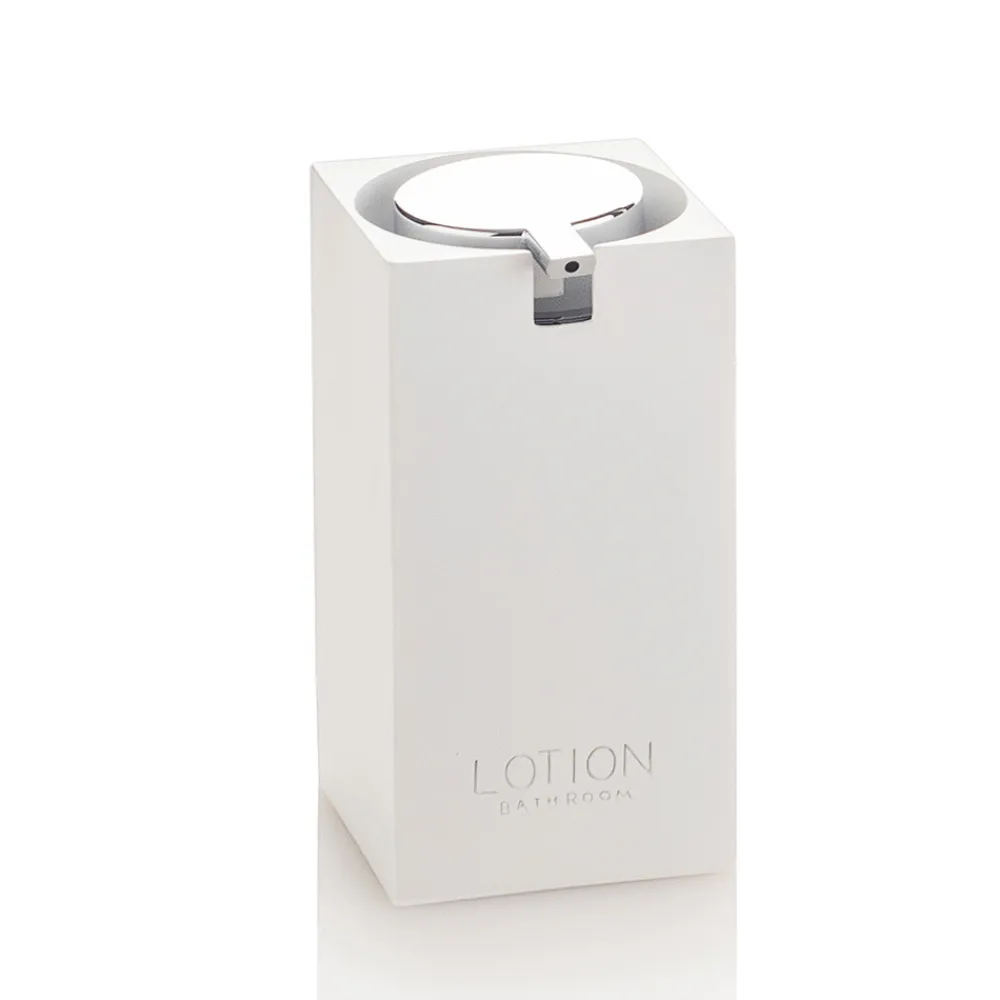 Viadurini Bathroom Badzubehör-Badezimmerzubehör Zusammensetzung aus Polyresin mit verchromten Einsätzen - Freccia