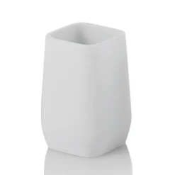 Viadurini Bathroom Badzubehör-Badzubehör Komposition aus Abs und mattweißem Metall -Smar