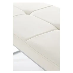 Viadurini Living Moderne Wohnzimmerbank-Bank aus Kunstleder und Metallstruktur – Argon