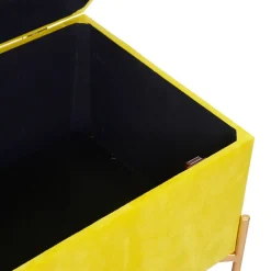 Viadurini Living Moderne Wohnzimmerbank-Bank mit Container aus Metall und Samt in verschiedenen Ausführungen - Faro