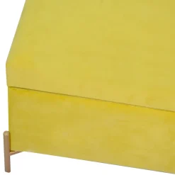 Viadurini Living Moderne Wohnzimmerbank-Bank mit Container aus Metall und Samt in verschiedenen Ausführungen - Faro