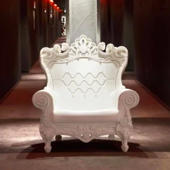 SLIDE Moderne Sessel-Barock-moderner Farbsessel Queen Of Love, hergestellt in Italien