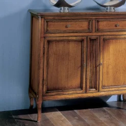 Viadurini Classic Anrichte-Bassano Francia Holz-Sideboard mit 2 Schubladen und 2 Türen, hergestellt in Italien – Galeru