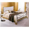 Viadurini Night Design Maßgeschneiderte Möbel|Schmiedeeisen Queen Size Bett-Battuto Idra Capitonnè Jugend Queen Size Bett aus Schmiedeeisen in Design