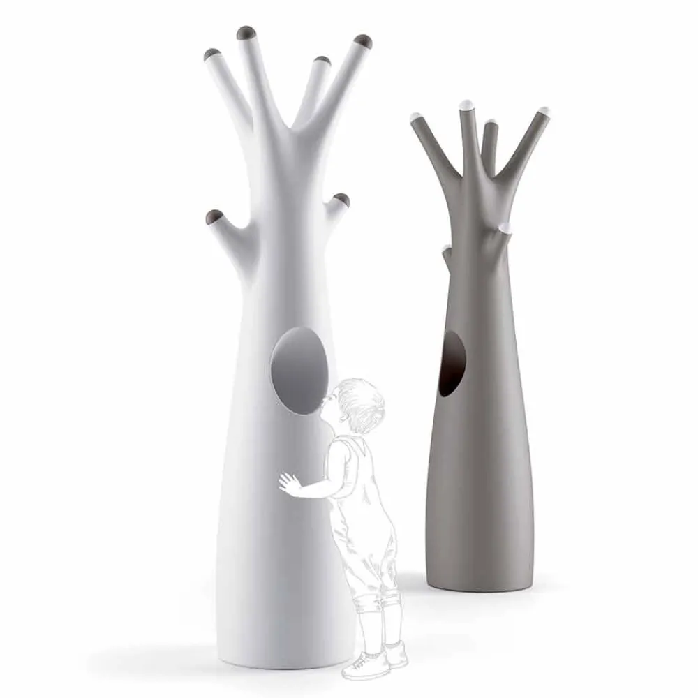 Viadurini Living Garderobenständer-Baummantelständer im Polyethylen-Design Made in Italy - Oldia