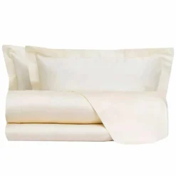 Viadurini Textile Bettlaken-Baumwollsatinplatten für Doppelbett Solid Color - Freesia