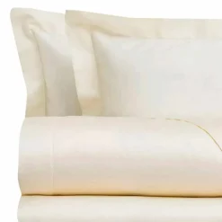 Viadurini Textile Bettlaken-Baumwollsatinplatten für Doppelbett Solid Color - Freesia