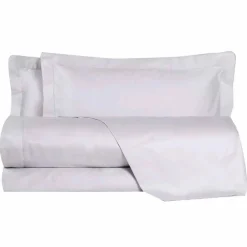 Viadurini Textile Bettlaken-Baumwollsatinplatten für Doppelbett Solid Color - Freesia