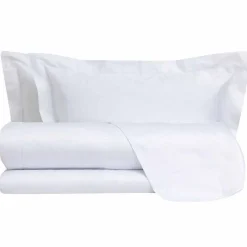 Viadurini Textile Bettlaken-Baumwollsatinplatten für Doppelbett Solid Color - Freesia