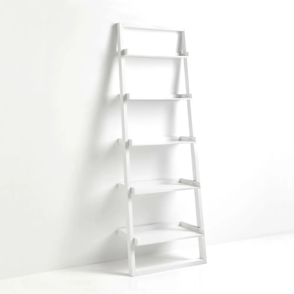 Viadurini Living Moderne Design Bücherregale-Bücherregal aus mattweiß lackiertem MDF mit 5 Regalen – Cadmium