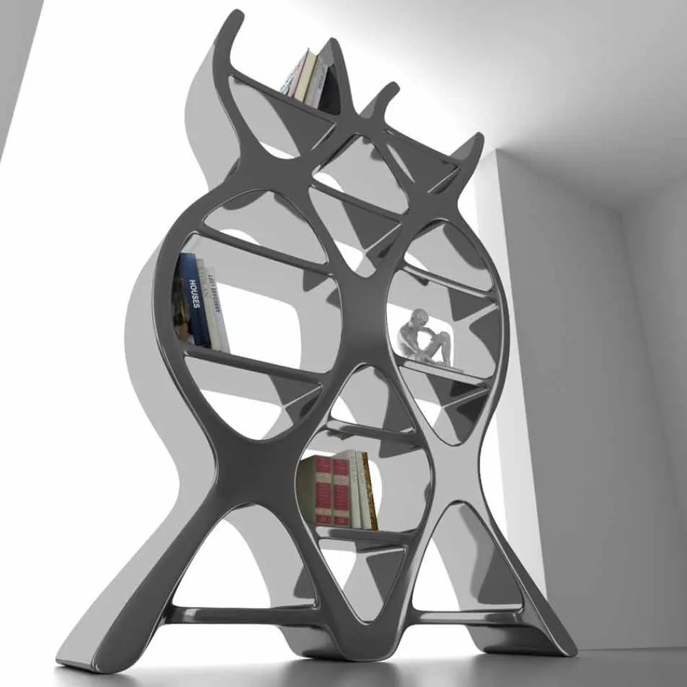 Viadurini Design Moderne Design Bücherregale-Bücherregal aus Solid Surface® in modernem Design DNA