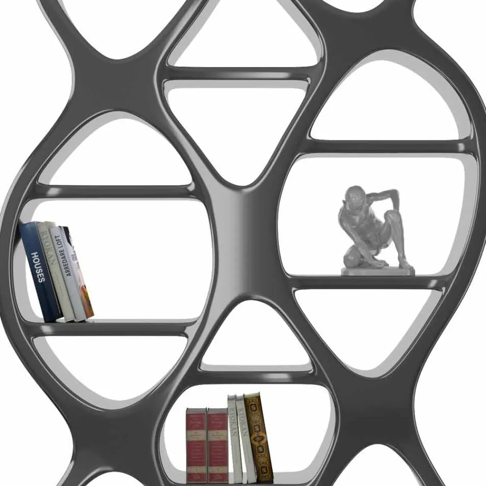 Viadurini Design Moderne Design Bücherregale-Bücherregal aus Solid Surface® in modernem Design DNA