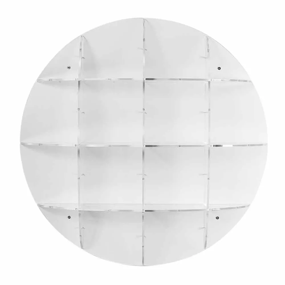 Viadurini Living Moderne Design Bücherregale-Bücherregal aus weißem Bücherregal Gio mit modernem Design, hergestellt in Italien