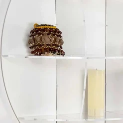 Viadurini Living Moderne Design Bücherregale-Bücherregal aus weißem Bücherregal Gio mit modernem Design, hergestellt in Italien