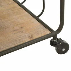 Viadurini Living Moderne Design Bücherregale-Bücherregal im Industriestil mit versetzten Regalen aus Eisen und MDF - Chuck