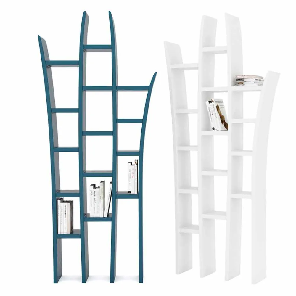 Viadurini Design Moderne Design Bücherregale-Bücherregal modern Made in Italy Herba