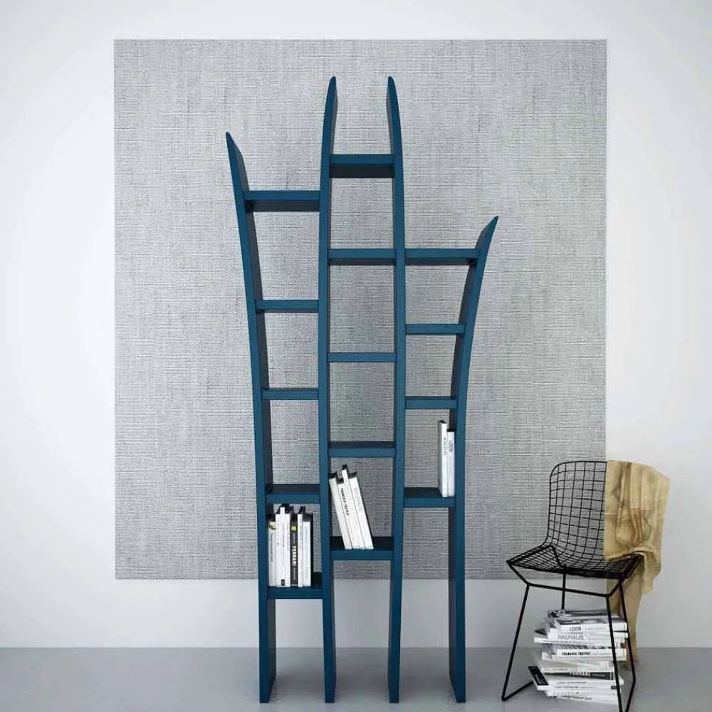 Viadurini Design Moderne Design Bücherregale-Bücherregal modern Made in Italy Herba