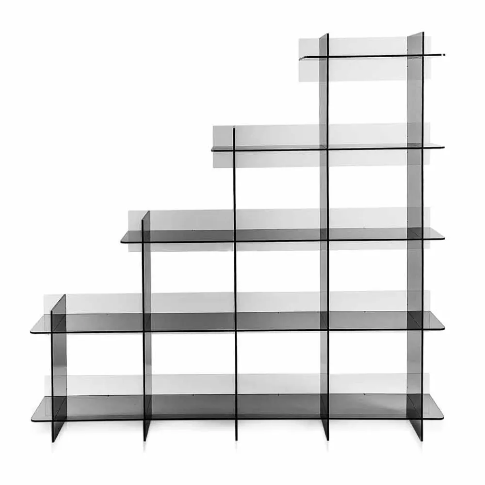 Viadurini Living Moderne Design Bücherregale-Bücherregal Sfera3 L180 x H180 x P30 cm, hergestellt in Italien