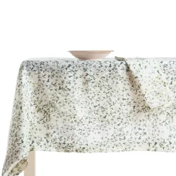 Viadurini Textile Tischdecken-Bedruckte Leinentischdecke mit zarter Pflanzenfantasie Made in Italy - Samt