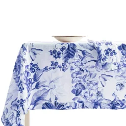 Viadurini Textile Tischdecken-Bedruckte und waschbare Leinentischdecke mit üppigem Blumenmuster - Caress