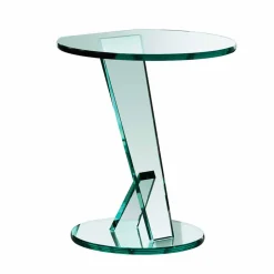 Viadurini Living Moderne Couchtische-Beistelltisch Sofa aus extra klarem Glas Made in Italy - Tarzan