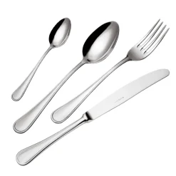 Viadurini Kitchen Besteck Set-Besteckset aus Edelstahl im traditionellen Design, 24-tlg. - Frappetta