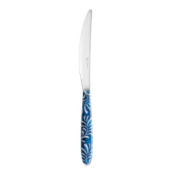 Viadurini Kitchen Besteck Set-Besteckset aus Stahl und Kunststoff Blau oder Weiß Dekoration 24-tlg. - Alessandra