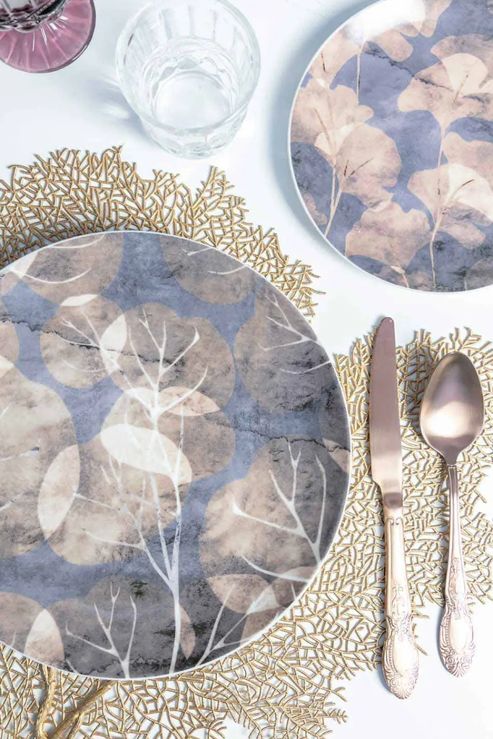 Viadurini Kitchen Besteck Set-Besteckset Farbiger Satinstahl Komplettes 24-teiliges Design - Fantasie