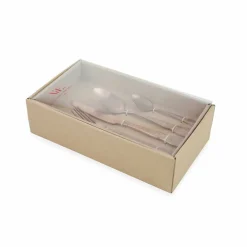 Viadurini Kitchen Besteck Set-Besteckset Farbiger Satinstahl Komplettes 24-teiliges Design - Fantasie