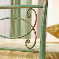 Viadurini Night Design Maßgeschneiderte Möbel|Schmiedeeisen Queen Size Bett-Bett 120x190 aus Schmiedeeisen handgefertigt Gabriella