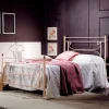 Viadurini Night Design Maßgeschneiderte Möbel|Schmiedeeisen Queen Size Bett-Bett 120x190 cm aus Schmiedeeisen Claudia Made in Italy
