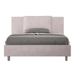 Viadurini Night Design Polsterbetten 120X190-Bett 140x200 cm Kopfteil mit Mikrofaserkissen Made in Italy - Olympics