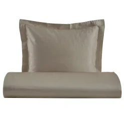 Viadurini Textile Bettbezüge-Bettbezug-Set aus 100 % Baumwollsatin mit 1 Kissenbezug, hergestellt in Italien – flauschig