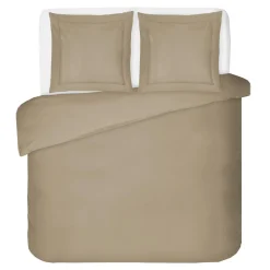 Viadurini Textile Bettbezüge-Bettbezug-Set mit 2 Kissenbezügen aus 100 % Baumwollsatin, hergestellt in Italien – flauschig