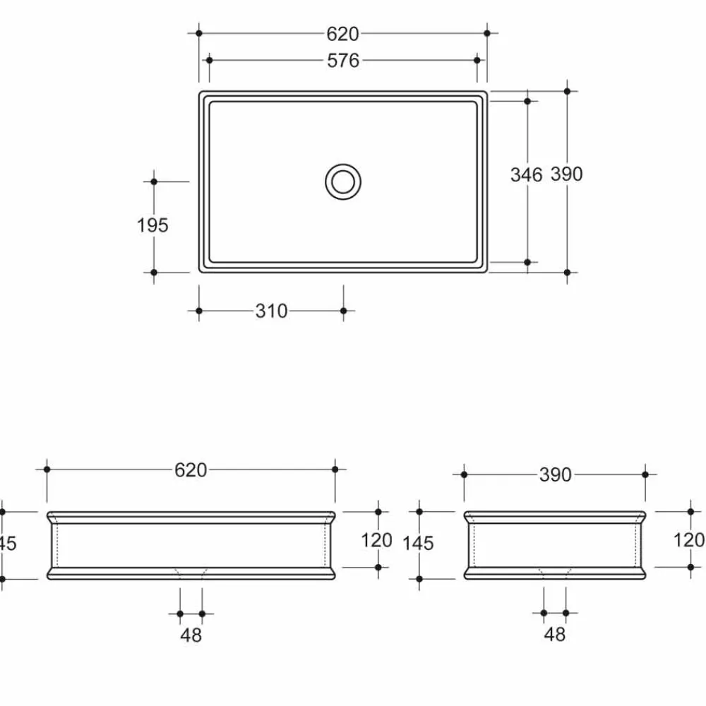 Viadurini Bathroom Farbige Waschbecken-Bicolor Keramik Aufsatzwaschtisch, hergestellt von Debora in Italien