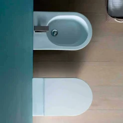 Viadurini Bathroom Bidet-Bidet aus Keramik 57x37 modernes Design Sun, made in Italy