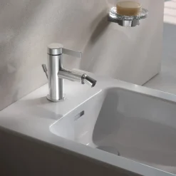 Viadurini Bathroom Bidetarmaturen-Bidet-Einhebelmischer klassisches Design Messing verchromt - artemisia