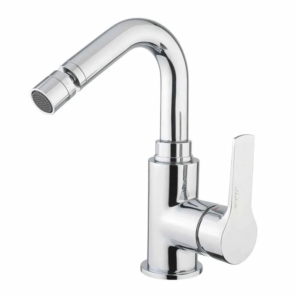 Viadurini Taps Bidetarmaturen-Bidetmischer aus verchromtem Messing ohne Abfluss Made in Italy - Sindra