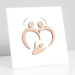 Viadurini Decor Religiöse Bilder-Bild der Heiligen Familie mit Lasergravur, hergestellt in Italien – Zuleika