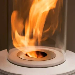 Viadurini Fire Design Bodenkamine Bioethanol|Tischkamine Bioethanol-Bio Ethanol Tischkamin aus Marmor und Glas Gordon