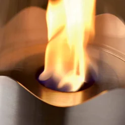 Viadurini Fire Design Tischkamine Bioethanol-Bio Ethanol Tischkamin aus Stahlblech und Glas Leon Design
