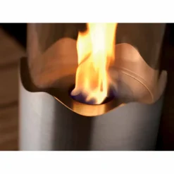 Viadurini Fire Design Tischkamine Bioethanol-Bio Ethanol Tischkamin aus Stahlblech und Glas Leon Design