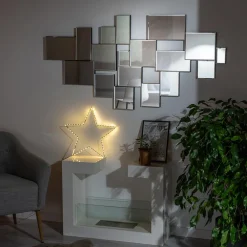 Viadurini Fire Design Bodenkamine Bioethanol-Bio-Bodenkamin aus weiß lackiertem Metall und gehärtetem Glas - Pelide